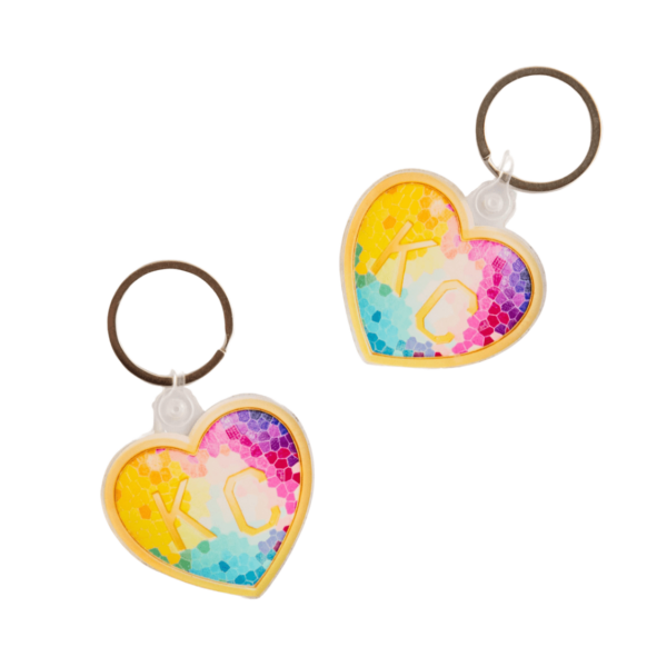 Takes Heart KC heart acrylic keychain