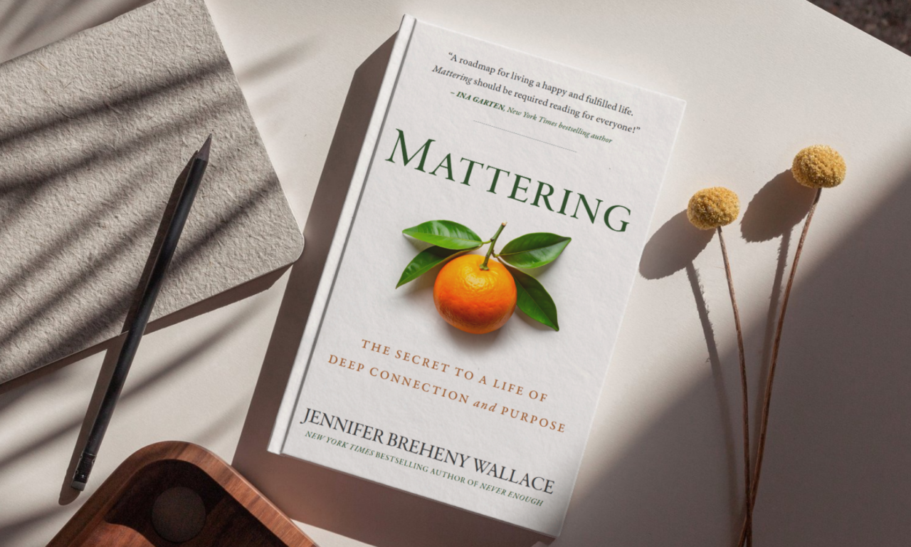 Mattering addresses mental health alongside career, purpose